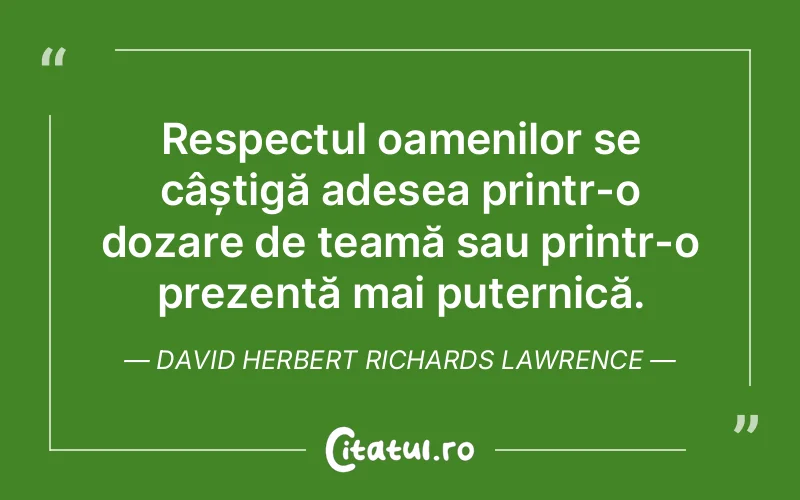 Citat David Herbert Richards Lawrence - citate oameni