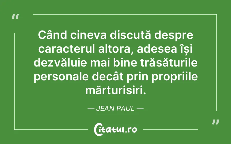 Citat Jean Paul - citate oameni