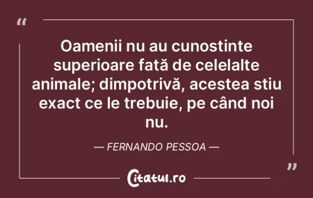Ființa umană se naște din aspirații ...