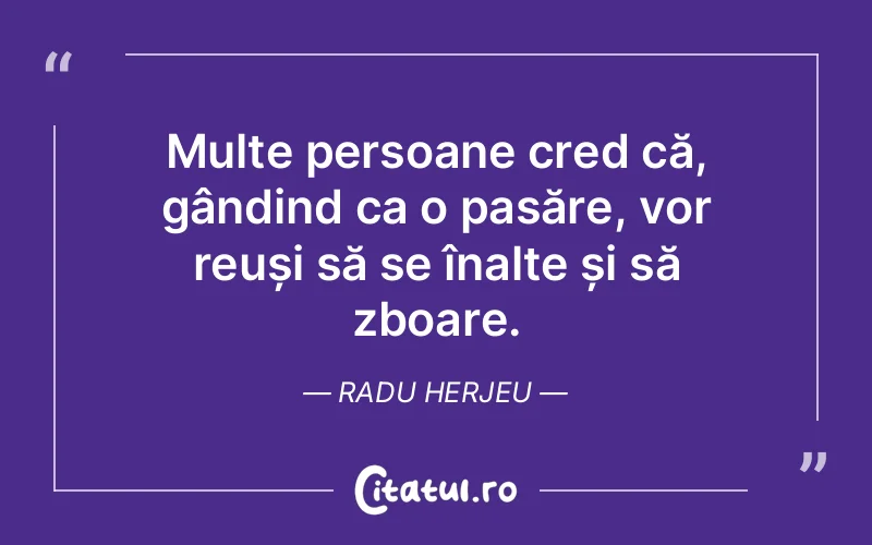 Citat Radu Herjeu - citate oameni