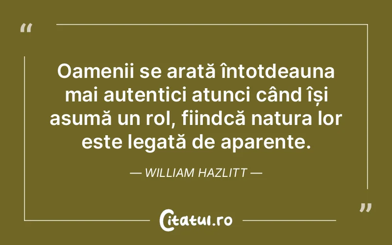 Citat William Hazlitt - citate oameni