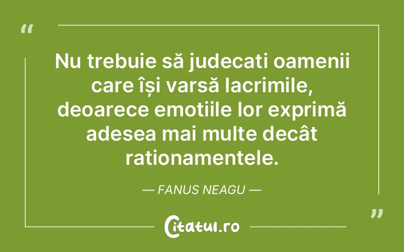 Citat Fanus Neagu - citate oameni