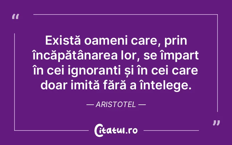 Citat Aristotel - citate oameni
