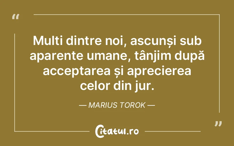 Citat Marius Torok - citate oameni
