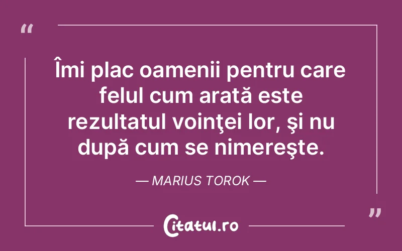 Citat Marius Torok - citate oameni