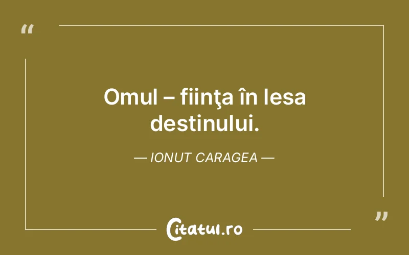 Citat Ionut Caragea - citate oameni