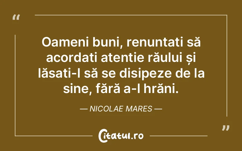 Citat Nicolae Mares - citate oameni