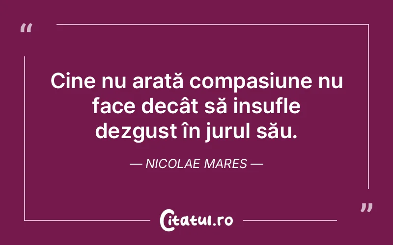 Citat Nicolae Mares - citate oameni