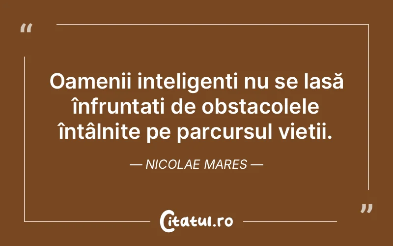 Citat Nicolae Mares - citate oameni