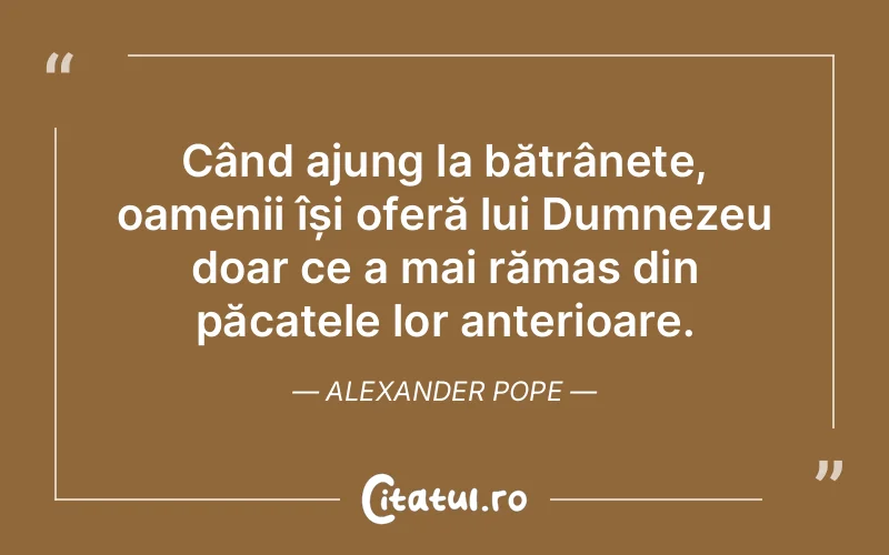 Citat Alexander Pope - citate oameni
