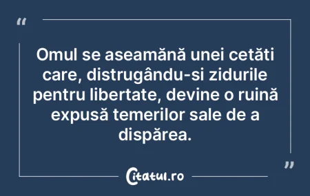 Oamenii uită adesea adevărurile esenț...