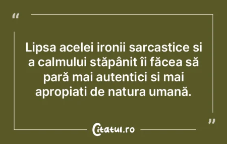 Cine nu are echilibru se ascunde, cei cu...