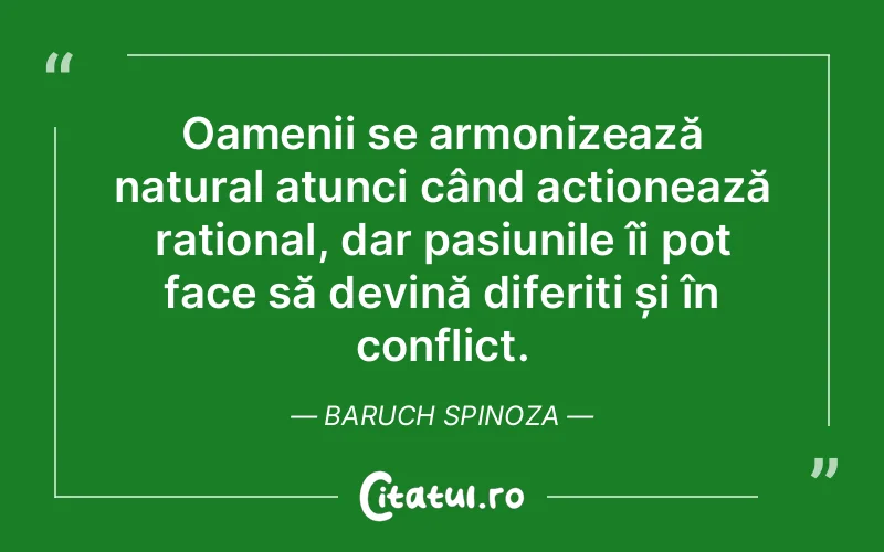 Citat Baruch Spinoza - citate oameni
