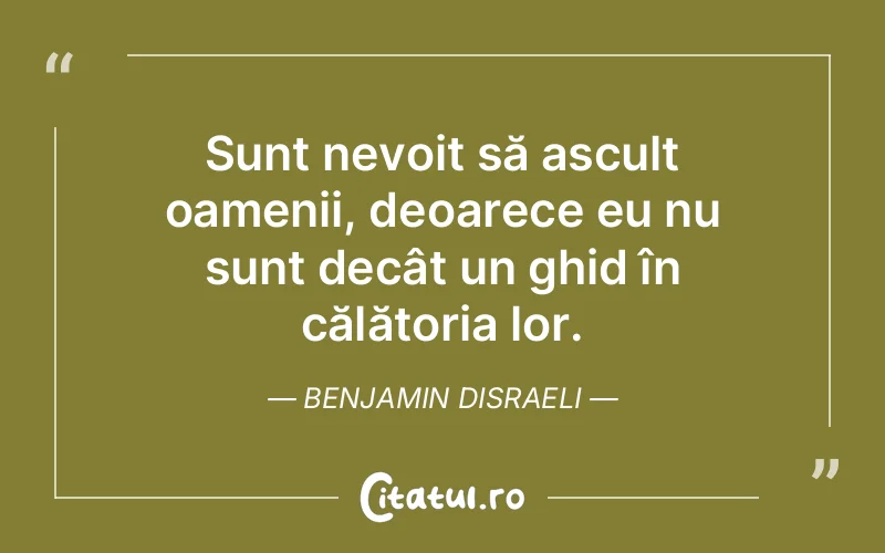 Citat Benjamin Disraeli - citate oameni