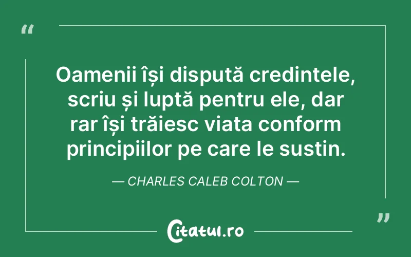 Citat Charles Caleb Colton - citate oameni