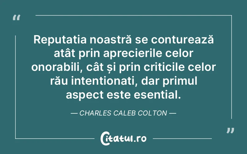 Citat Charles Caleb Colton - citate oameni