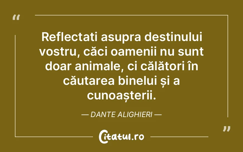 Citat Dante Alighieri - citate oameni