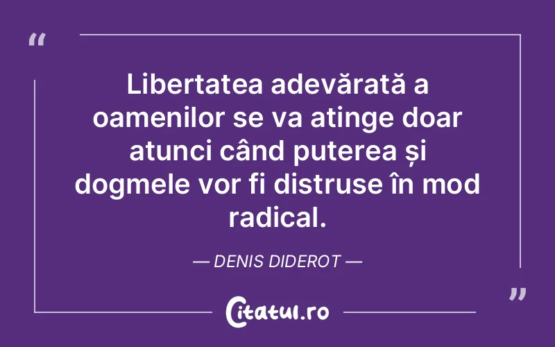 Citat Denis Diderot - citate oameni