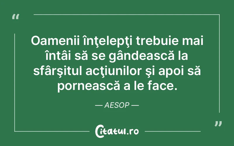 Citat Aesop - citate oameni