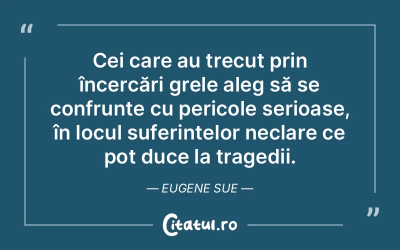 Citat Eugene Sue - citate oameni