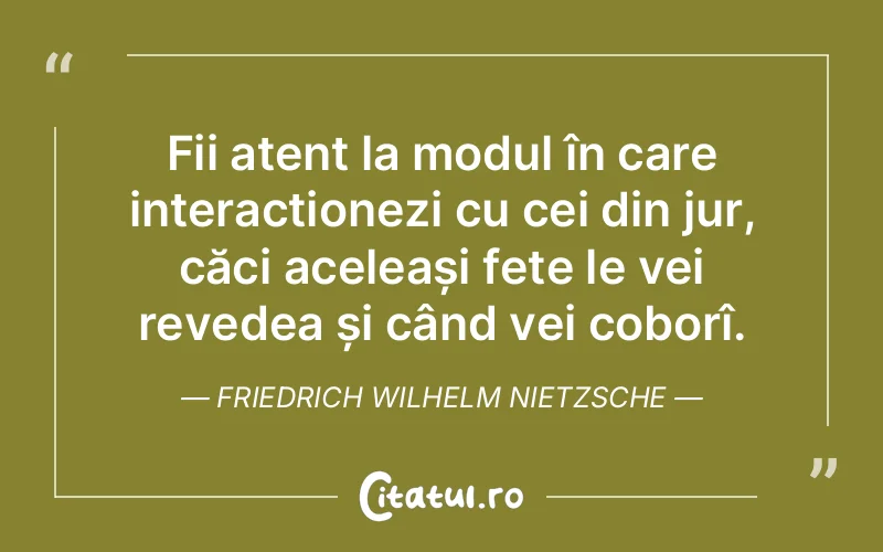 Citat Friedrich Wilhelm Nietzsche - citate oameni