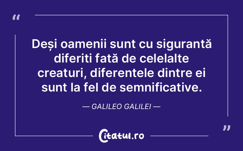 Citat Galileo Galilei - citate oameni