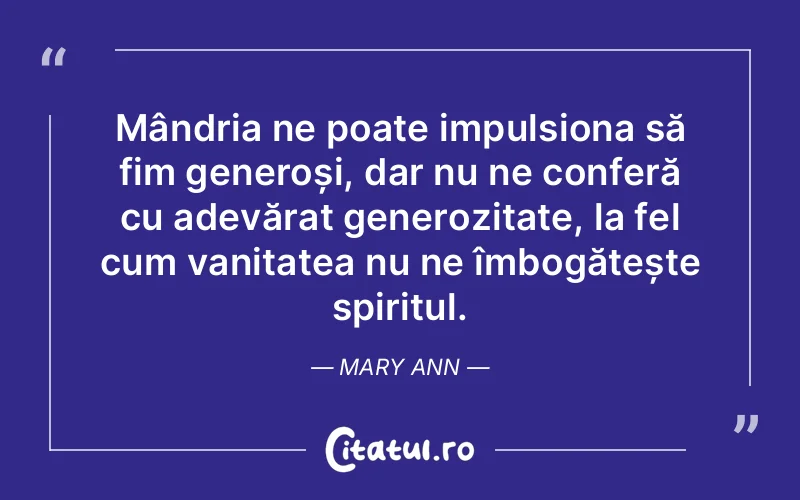 Citat Mary Ann - citate oameni