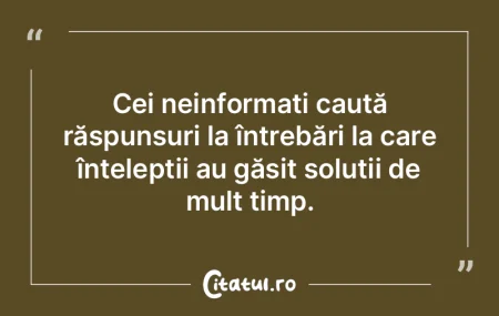 Cine nu se lasă afectat de anumite situ...