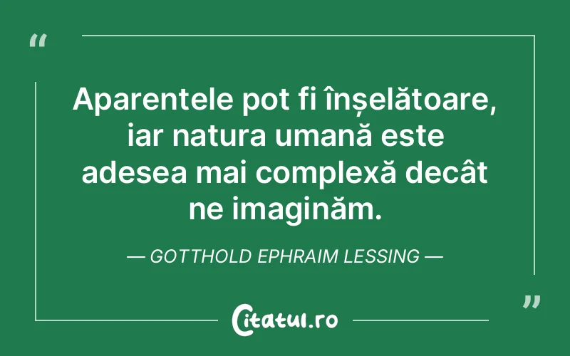 Citat Gotthold Ephraim Lessing - citate oameni