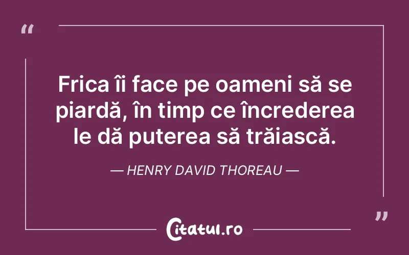 Citat Henry David Thoreau - citate oameni