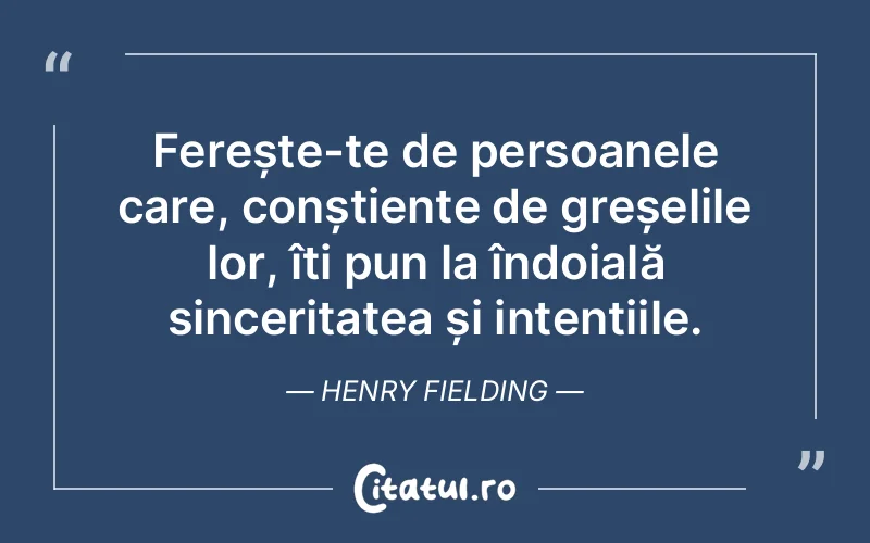 Citat Henry Fielding - citate oameni
