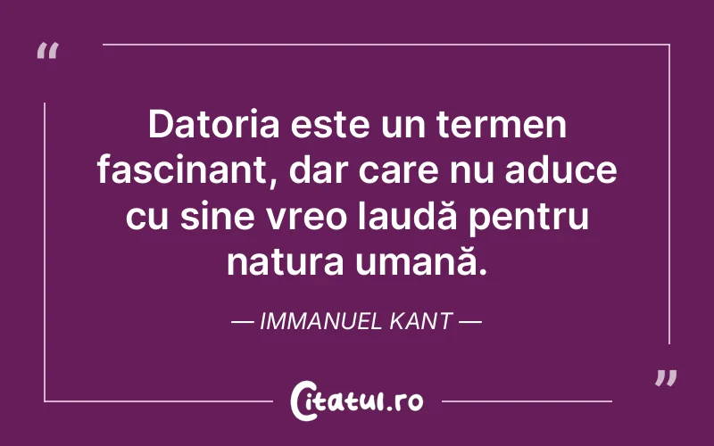 Citat Immanuel Kant - citate oameni