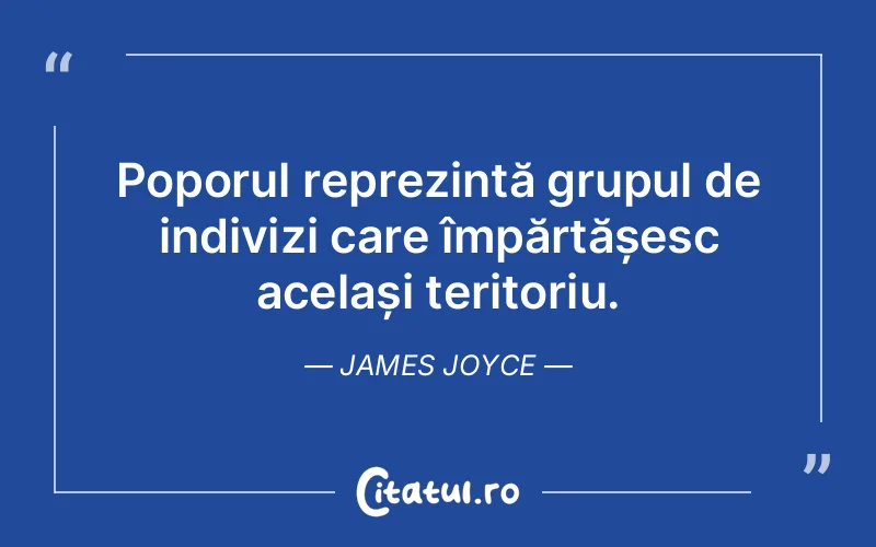 Citat James Joyce - citate oameni
