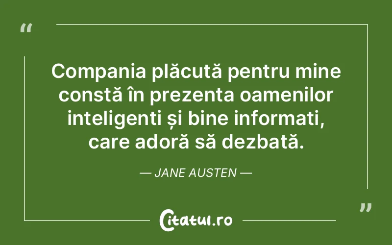 Citat Jane Austen - citate oameni