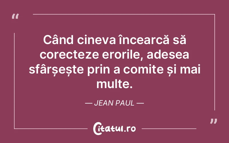 Citat Jean Paul - citate oameni