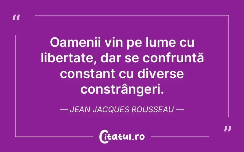 Citat Jean Jacques Rousseau - citate oameni