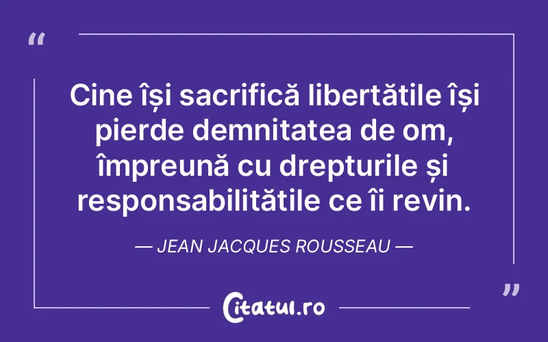 Citat Jean Jacques Rousseau - citate oameni