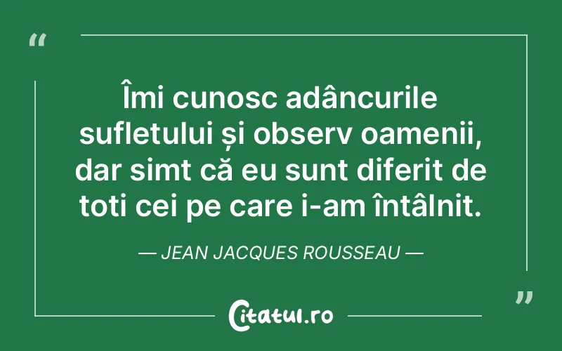 Citat Jean Jacques Rousseau - citate oameni