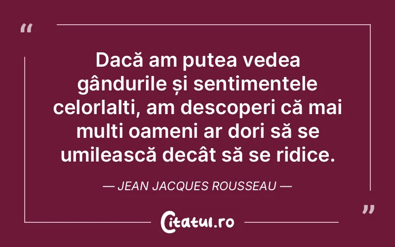 Citat Jean Jacques Rousseau - citate oameni