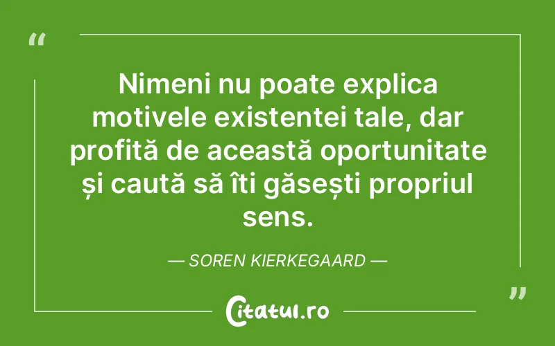 Citat Soren Kierkegaard - citate oameni