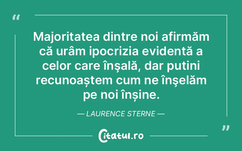 Citat Laurence Sterne - citate oameni