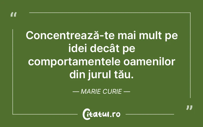 Citat Marie Curie - citate oameni