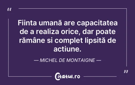 O caracteristică esențială a omului c...