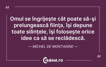 Cea mai valoroasă cunoaștere a vremuri...