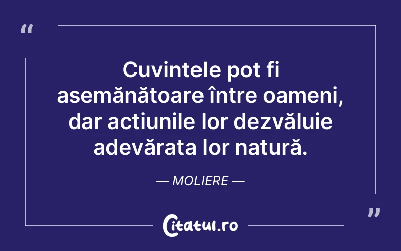 Citat Moliere - citate oameni