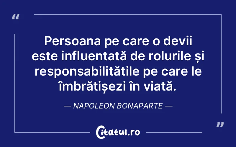 Citat Napoleon Bonaparte - citate oameni