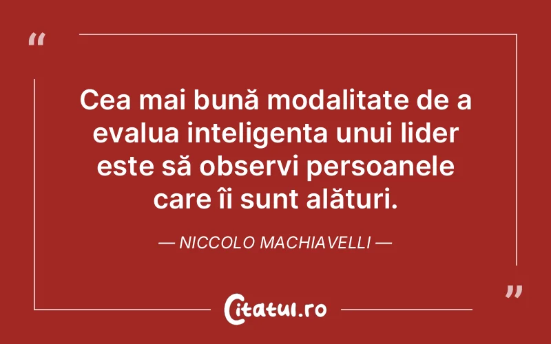 Citat Niccolo Machiavelli - citate oameni