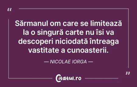 Cine a suferit profund poate învăța m... Cine a suferit profund poate învăța m...