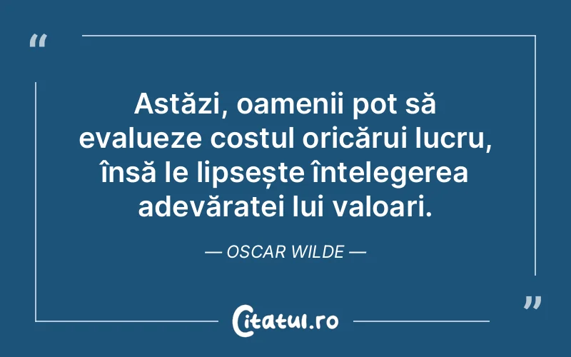 Citat Oscar Wilde - citate oameni
