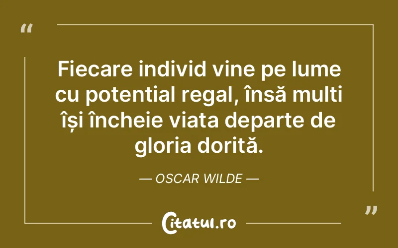 Citat Oscar Wilde - citate oameni